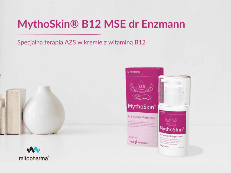 MythoSkin B12 MSE dr Enzmann - Specjalna terapia AZS w kremie z witaminą B12