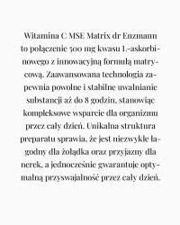 Witamina C MSE matrix dr Enzmann