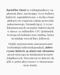 BactoFlor® omni - żywe kultury bakterii - 90 kapsułek