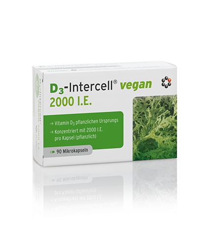 Witamina D3 - Intercell® Vegan 2000 I.E.