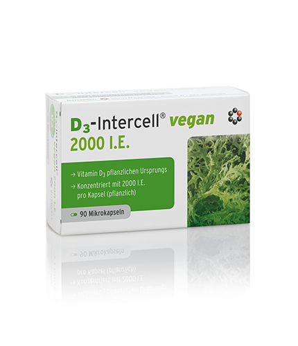 Witamina D3 - Intercell® Vegan 2000 I.E.